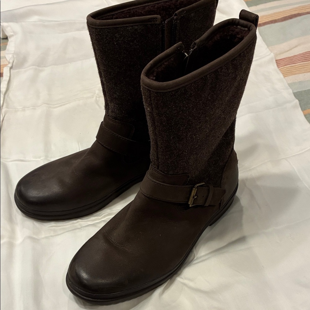 UGG Dark Brown Winter Boots 9